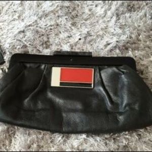 Alfani Leather Clutch Wristlet Bag